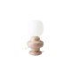 Lampada da tavolo in ceramica dal design moderno ed elegante