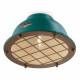 Plafoniera da soffitto in stile industrial con diffusore in ceramica con griglia