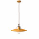Sospensione grande in metallo con diffusore in ceramica dal design industrial