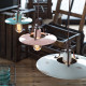 Sospensione grande in metallo con diffusore in ceramica dal design industrial