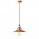 Sospensione media in metallo con diffusore in ceramica dal design industrial
