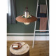 Sospensione media in stile rustico con diffusore in ceramica decorato a mano