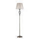 Lampada da Terra in stile classico in metallo con paralume in tessuto