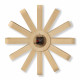 Orologio da parete moderno in legno Ribbonwood