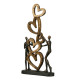 Scultura da tavolo con cuori