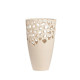 Vaso in ceramica svasato dal design moderno ed elegante