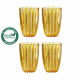 Set 4 pezzi bicchieri per acqua in bio-plastica dal design moderno