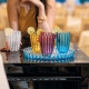 Set 4 pezzi bicchieri per acqua in bio-plastica dal design moderno