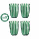 Set 4 pezzi bicchieri per acqua in bio-plastica dal design moderno