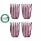 Set 4 pezzi bicchieri per acqua in bio-plastica dal design moderno