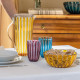 Set 4 pezzi bicchieri per acqua in bio-plastica dal design moderno