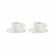 Tazzine da caffè con piattini Set 2pz
