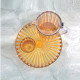 Vassoio rotondo in eco-plastica dal design moderno