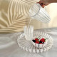 Vassoio rotondo in eco-plastica dal design moderno