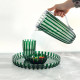 Vassoio rotondo in eco-plastica dal design moderno