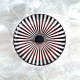 Vassoio rotondo in eco-plastica dal design moderno