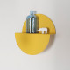 Mensola grande in acciaio verniciato in stile moderno "Half Moon"