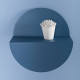 Mensola grande in acciaio verniciato in stile moderno "Half Moon"