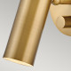 Applique da parete a led orientabile con struttura in acciaio dal design moderno