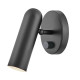 Applique da parete a led orientabile con struttura in acciaio dal design moderno