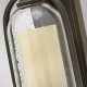 Applique da parete per esterni in alluminio con diffusore in vetro a 1 luce