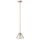 Lampada a sospensione design moderno in acciaio diffusore in vetro trasparente