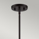 Lampada a sospensione grande in acciaio diffusore in cristallo ambrato a 3 luci
