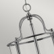 Lampadario grande moderno in acciaio con diffusore in vetro a 6 luci