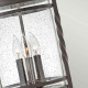 Lampada a sospensione rustica in alluminio diffusore in vetro con 3 lampadine