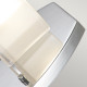 Lampada da parete in acciaio per bagno con diffusore in vetro a 1 luce a LED G9