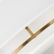 Lampada da soffitto grande con struttura in acciaio e diffusore in tessuto