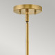 Lampada da soffitto piccola con struttura in acciaio e diffusore in tessuto