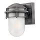 Lanterna a parete da esterno in alluminio e diffusore in vetro a 1 luce