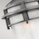 Lanterna a parete media da esterno in alluminio e diffusore in vetro a 1 luce