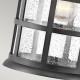 Lanterna da parete grande da esterno con diffusore in vetro a 1 luce