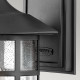 Lanterna da parete grande da esterno con diffusore in vetro a 1 luce