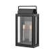 Lanterna da parete media con diffusore in vetro a 2 luci per esterno