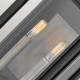 Lanterna da parete media con diffusore in vetro a 2 luci per esterno