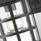 Lanterna da parete media da esterno con diffusore in vetro a 1 luce
