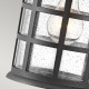 Lanterna da parete media da esterno con diffusore in vetro a 1 luce