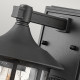 Lanterna da parete piccola da esterno con diffusore in vetro a 1 luce