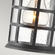 Lanterna da parete piccola da esterno con diffusore in vetro a 1 luce