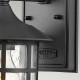 Lanterna da parete piccola da esterno con diffusore in vetro a 1 luce