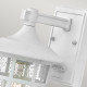 Lanterna da parete piccola da esterno con diffusore in vetro a 1 luce