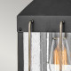 Lanterna da parete piccola in alluminio e ottone con diffusore in vetro a 1 luce