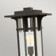 Lampioncino da giardino e da sentiero in alluminio con diffusore in vetro 1 luce