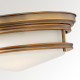 Plafoniera da soffitto rotonda in acciaio diffusore in vetro opalino con 3 luci