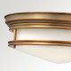 Plafoniera da soffitto rotonda in acciaio diffusore in vetro opalino con 3 luci