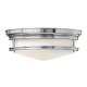 Plafoniera da soffitto rotonda in acciaio diffusore in vetro opalino con 3 luci