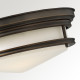 Plafoniera da soffitto rotonda in acciaio diffusore in vetro opalino con 3 luci